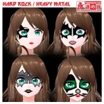 Hard Rock/Heavy Metalサムネイル　髪：Ruliyna Shop様